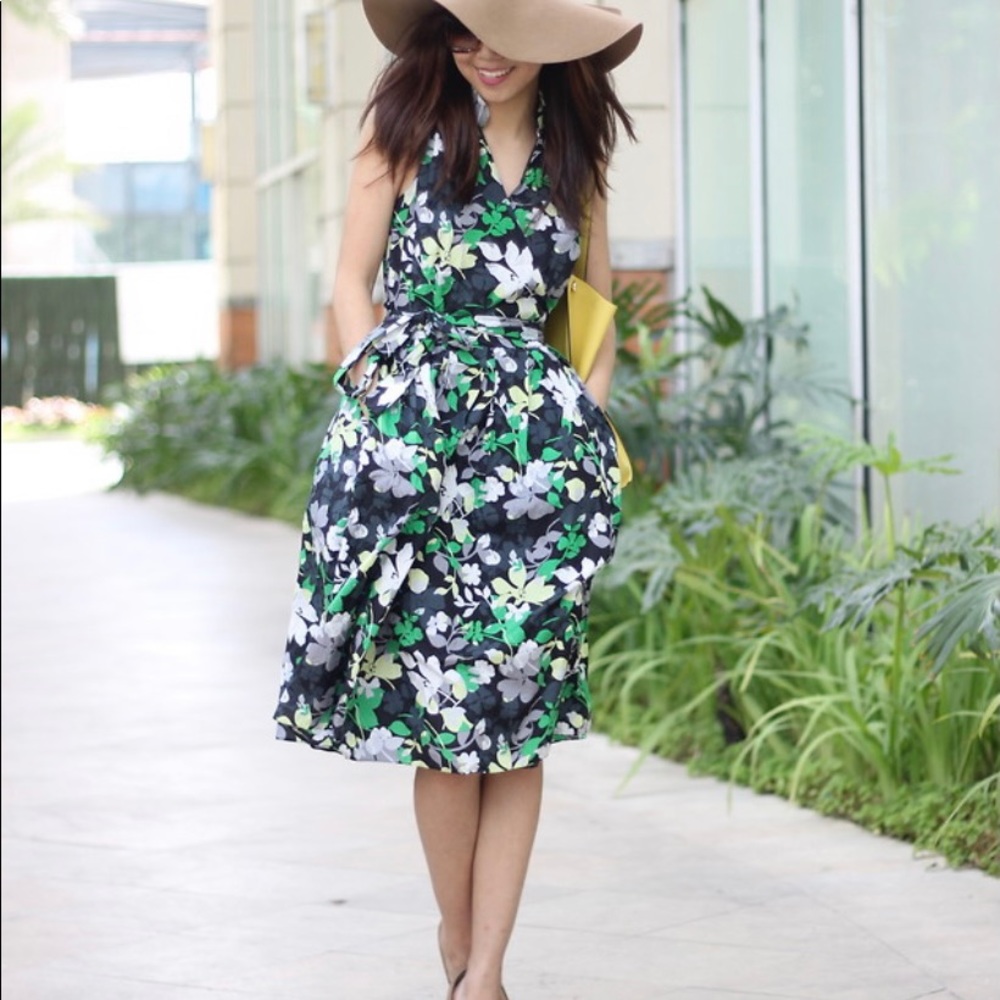 Worn twice Alfani Floral Wrap dress